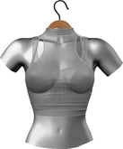 RIOT / Aneesa Crop - Silver
