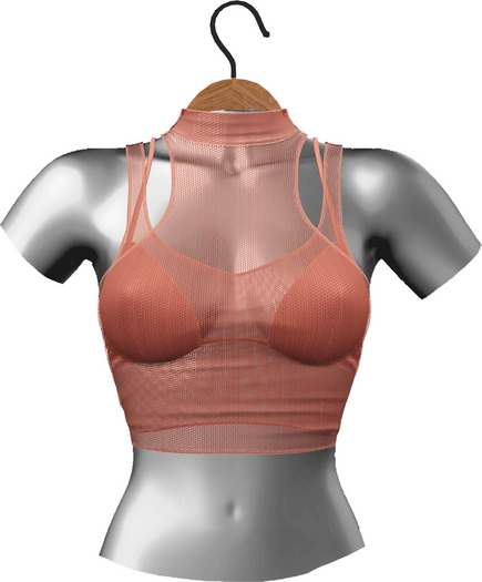 RIOT / Aneesa Crop - Coral