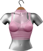 RIOT / Aneesa Crop - Blush