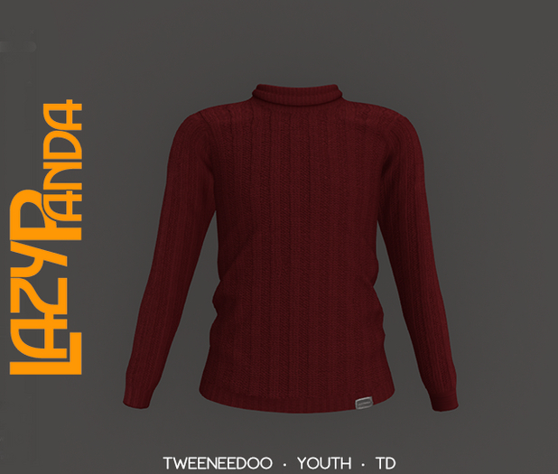 LazyPanda - Brya Turtleneck - Red