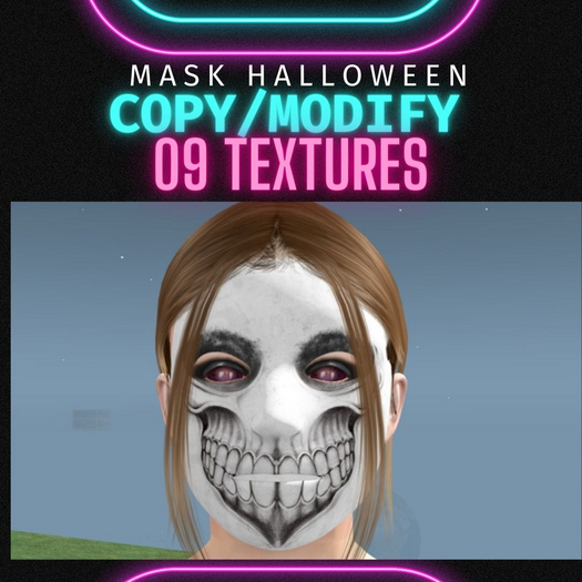 [MB] mask halloween 9 textures