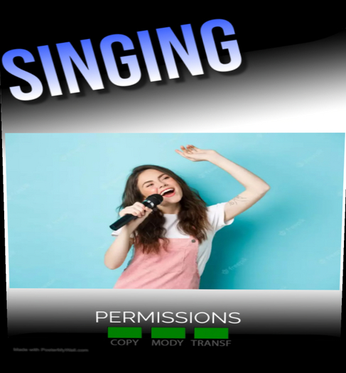 MOCAP Singing Full Perm Animations 6 Anims