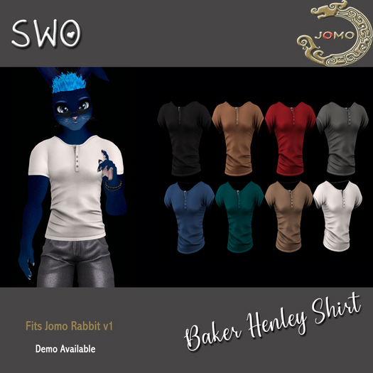 SWO Baker Henley Shirt for Jomo Rabbit v1