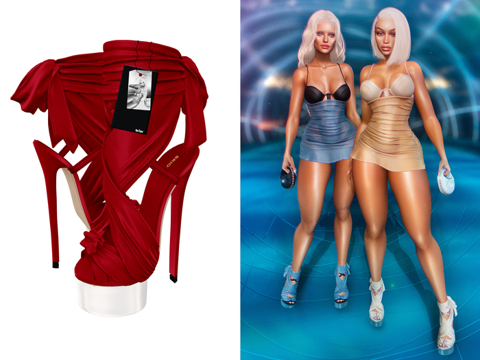 [Brior] Cleo Platforms - (Red)