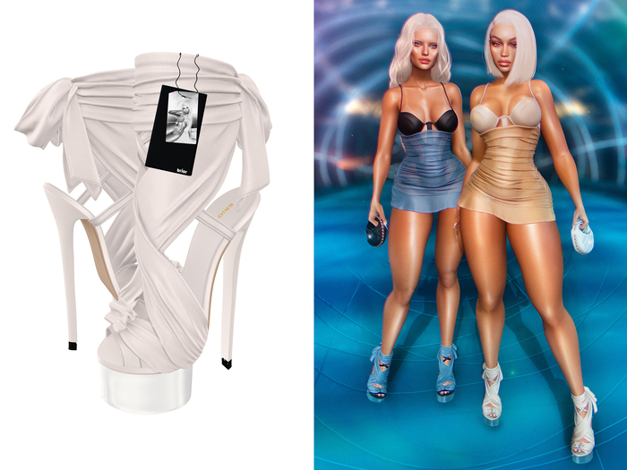 [Brior] Cleo Platforms - (White)