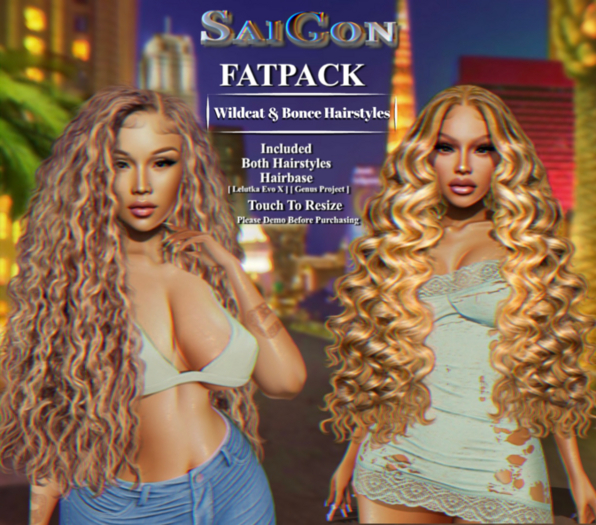 SaiGon - " Wildcat & Bonce Hairstyles " FATPACK