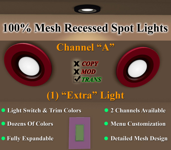 JBE ~ Spot-Lights (A) (1 'Extra' LIGHT)(T-230911)