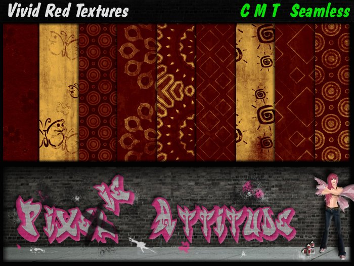 Vivid Red Textures