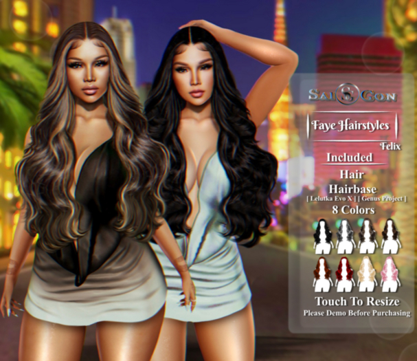 SG - " Faye Hairstyles "  PACKS