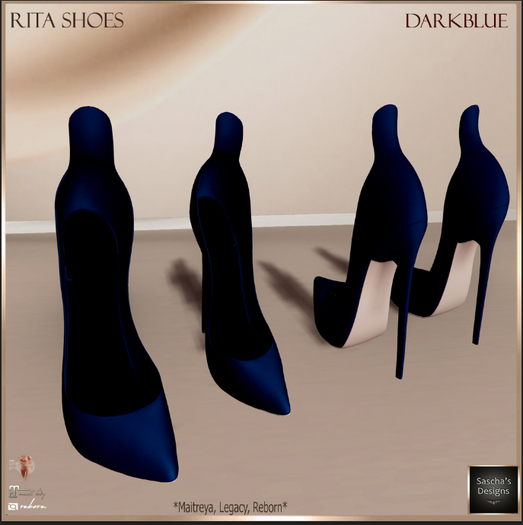 SAS - Rita DarkBlue Shoes 