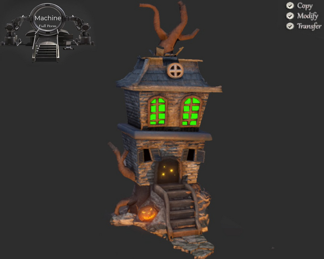 Machine Full Perm  Halloween House