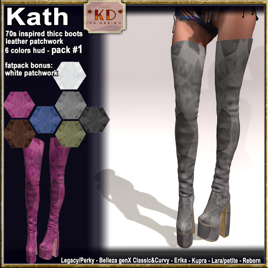 *KD* Kath thicc boots HUD#1 minipack6styles 