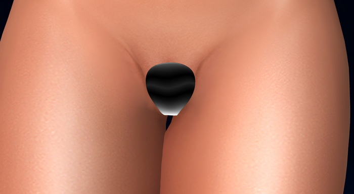 DEMO KV Metalic C-String Crotch Cover Hud Texture