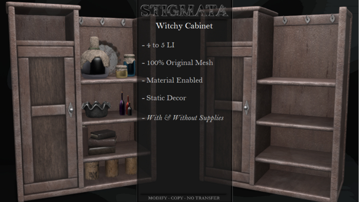 Stigmata - Witchy Cabinet - [Add Me]