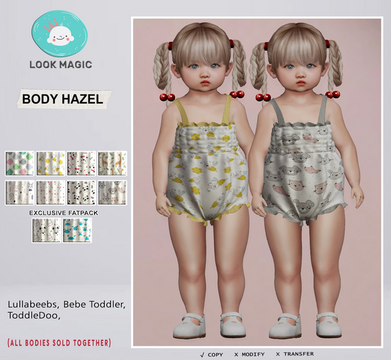 [lOOK MAGIC] Hazel BODY_LB/TD/BB(Fatpack)(add )