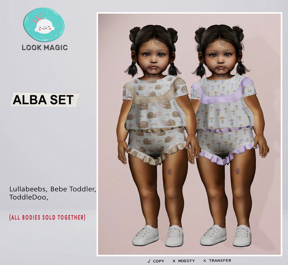 [Look Magic] Alba set 1_LB/TD/BB/(add )