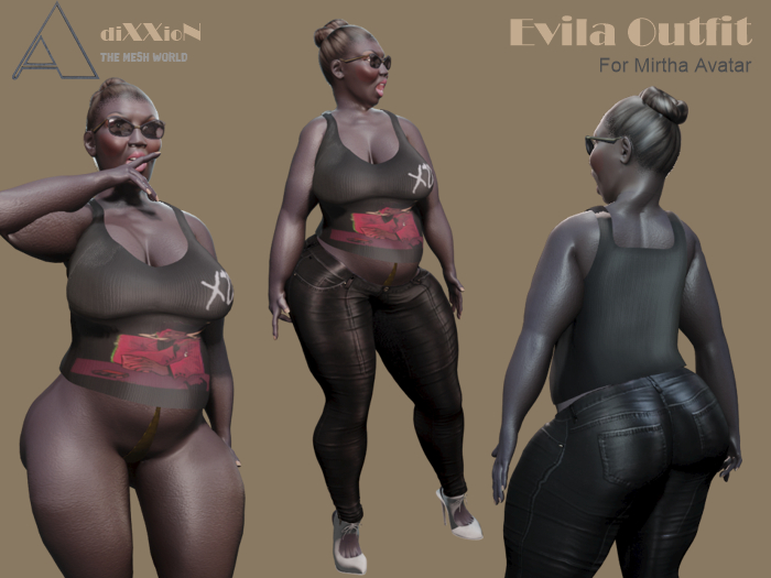 Evila Outfit for Mirtha Avatar