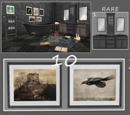 10 Bee Designs Dark bathroom