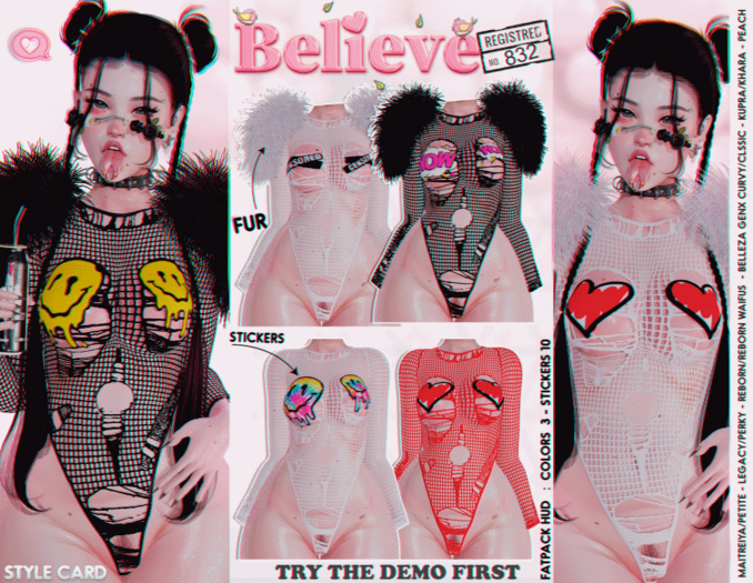 :: Believe ::832 FATPACK ::..