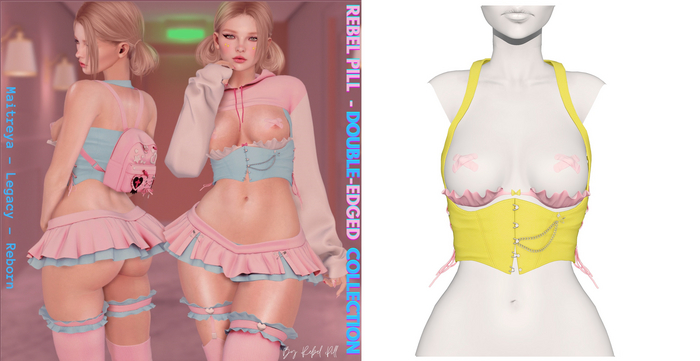 Rebelpill - Double-Edged Collection Vest Yellow