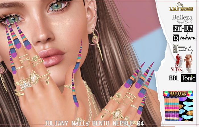 {L.M.E}JULIANY Nails BENTO NEEDLE 04#84