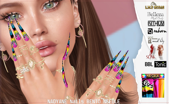 {L.M.E}NADYANE Nails BENTO NEEDLE 04#91