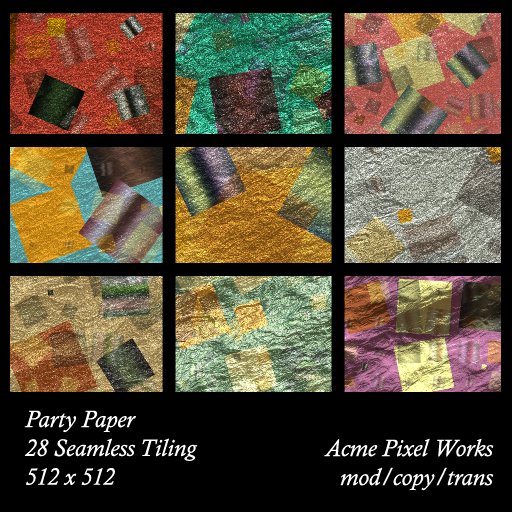 Textures - Party Paper