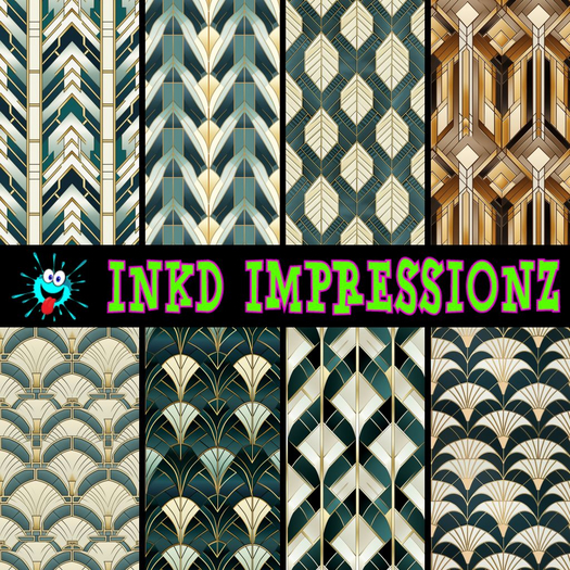 Art Deco Wallpaper Texture Pack 002