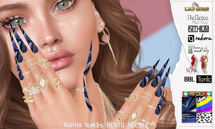 {L.M.E}RAPHA Nails BENTO NEEDLE 04#88