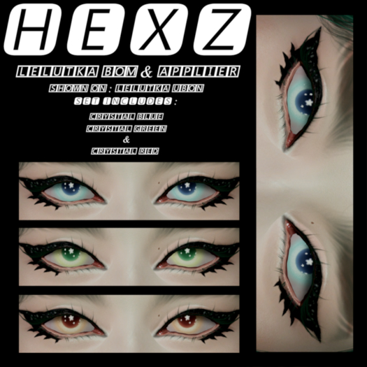 Hexz - Celest Eyes (Crystals)