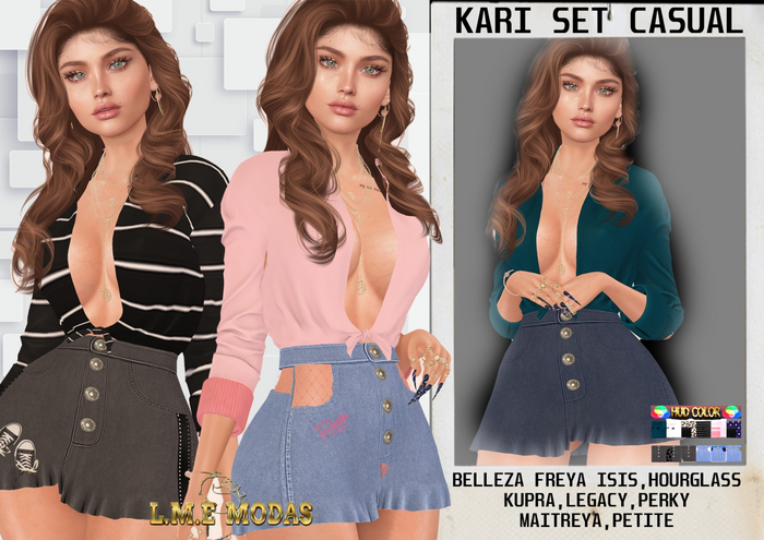 { L.M.E }KARI SET CASUAL#491