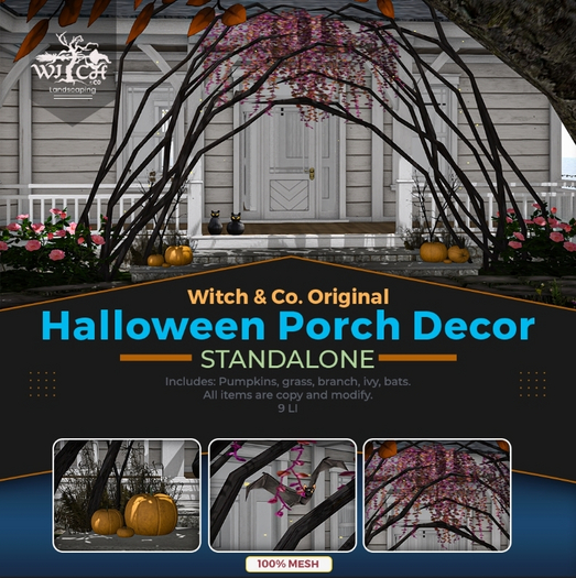 W&Co. Halloween Porch Decor Box