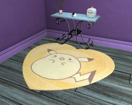 Morute Rug Second Life Marketplace - Yellow Mouse Monster Rug