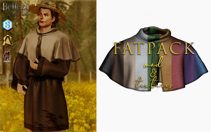 (Stitched) Scarecrow Cape - Fatpack