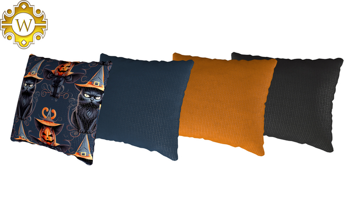 4 Halloween Pillows : 1