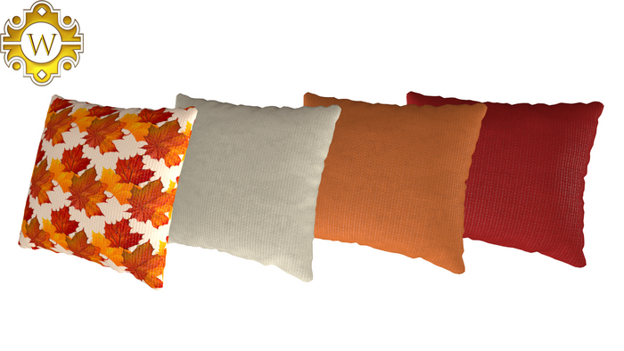 4 Autumn Pillows : 3