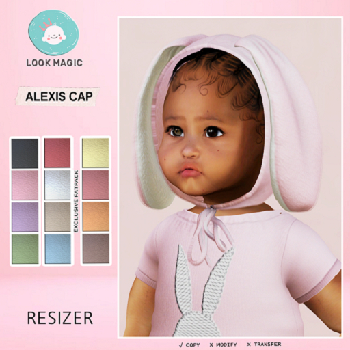 [Look Magic] Alexis Cap BLUE_(resizer) (add )