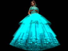!!!  Ball Gown Exclusive Neon/Glow Style  !!! Mint