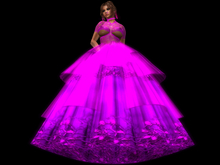 !!! Ball Gown Exclusive Neon/Glow Style !!! Pink