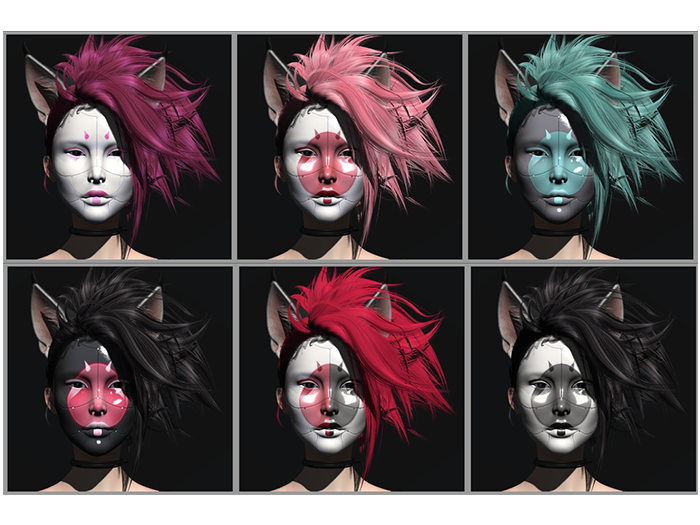 2faces - Gei - sha - set 1