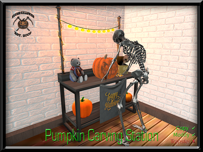 HALLOWEEN PUMPKIN CARVING STATION