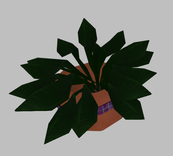 House Plant Purple Planter