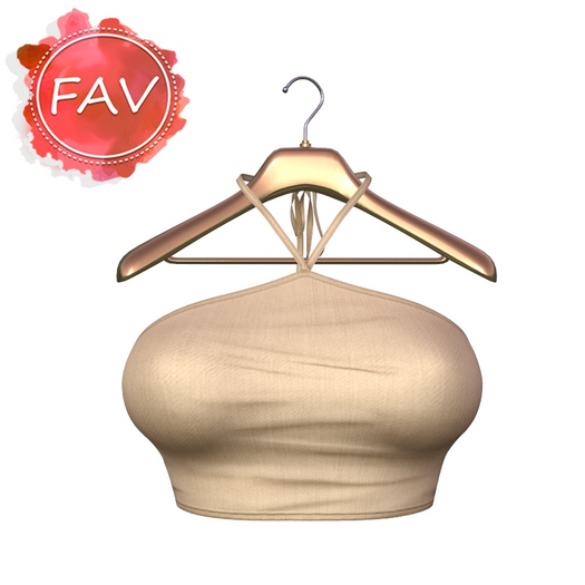 Beige Halter Top