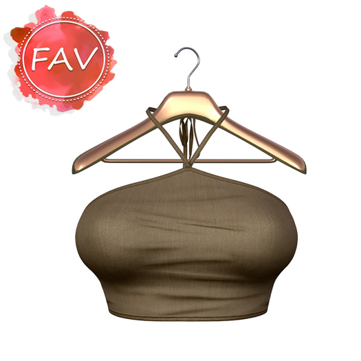 Brown Halter Top