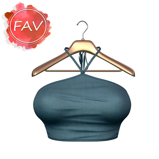 Teal Halter Top