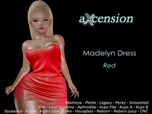 aX: Madelyn Dress Red