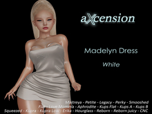 aX: Madelyn Dress White