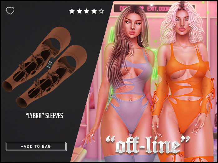 "Off-Line" x "Lybra" Sleeves / Caramel