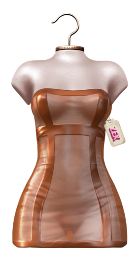 Noreen strapless dress Copper {BELLEZA - LEGACY - MAITREYA - REBORN - ERIKA - KUPRA - STAR}