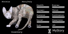 MyStory HUD Style Changer: Mummy Cat